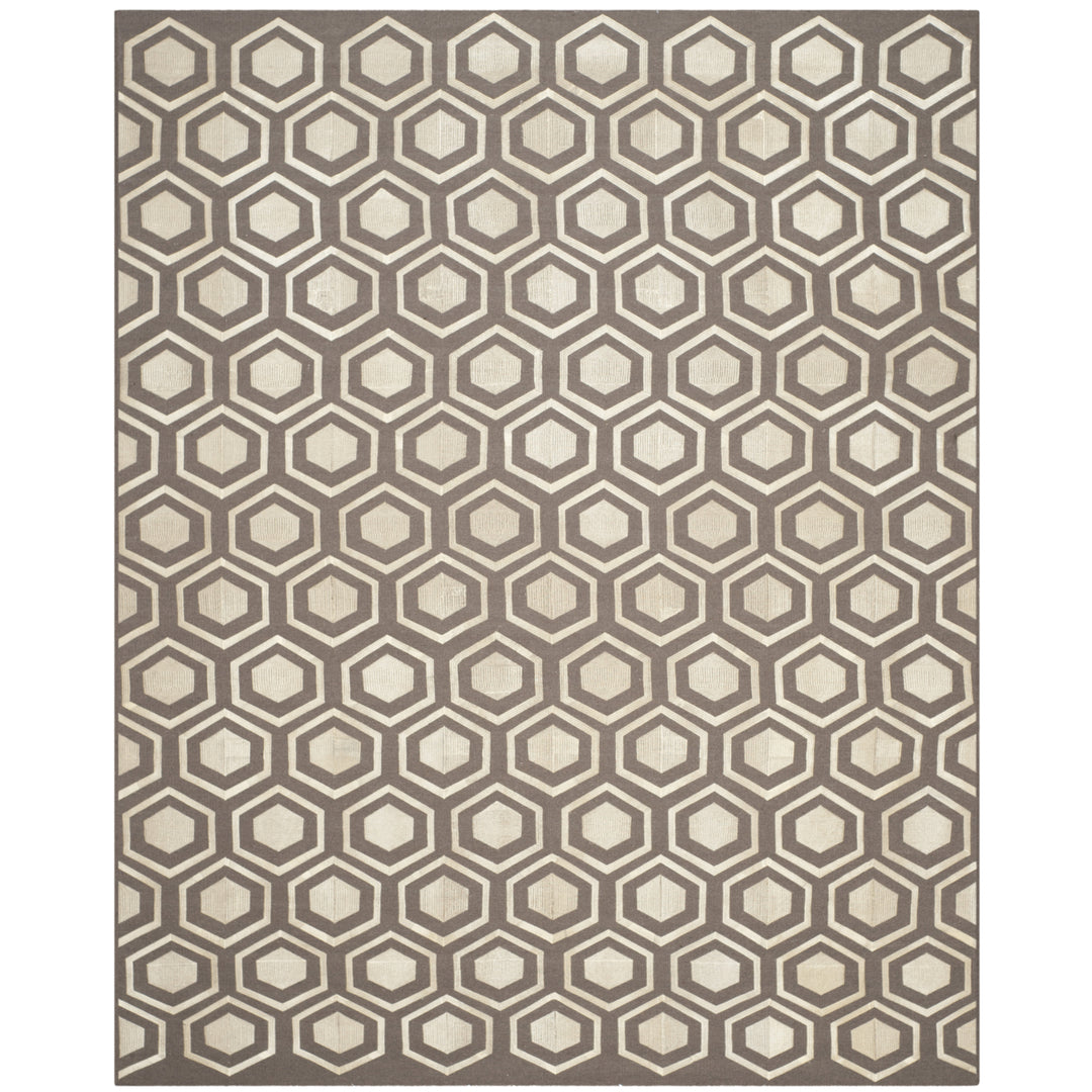 SAFAVIEH Kilim Collection KLM629A Handwoven Grey Rug Image 4