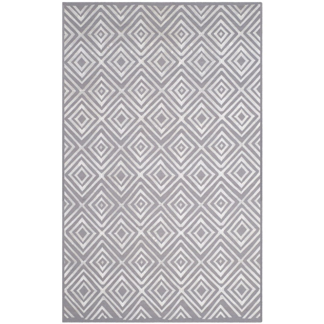 SAFAVIEH Kilim Collection KLM627A Handwoven Grey Rug Image 1