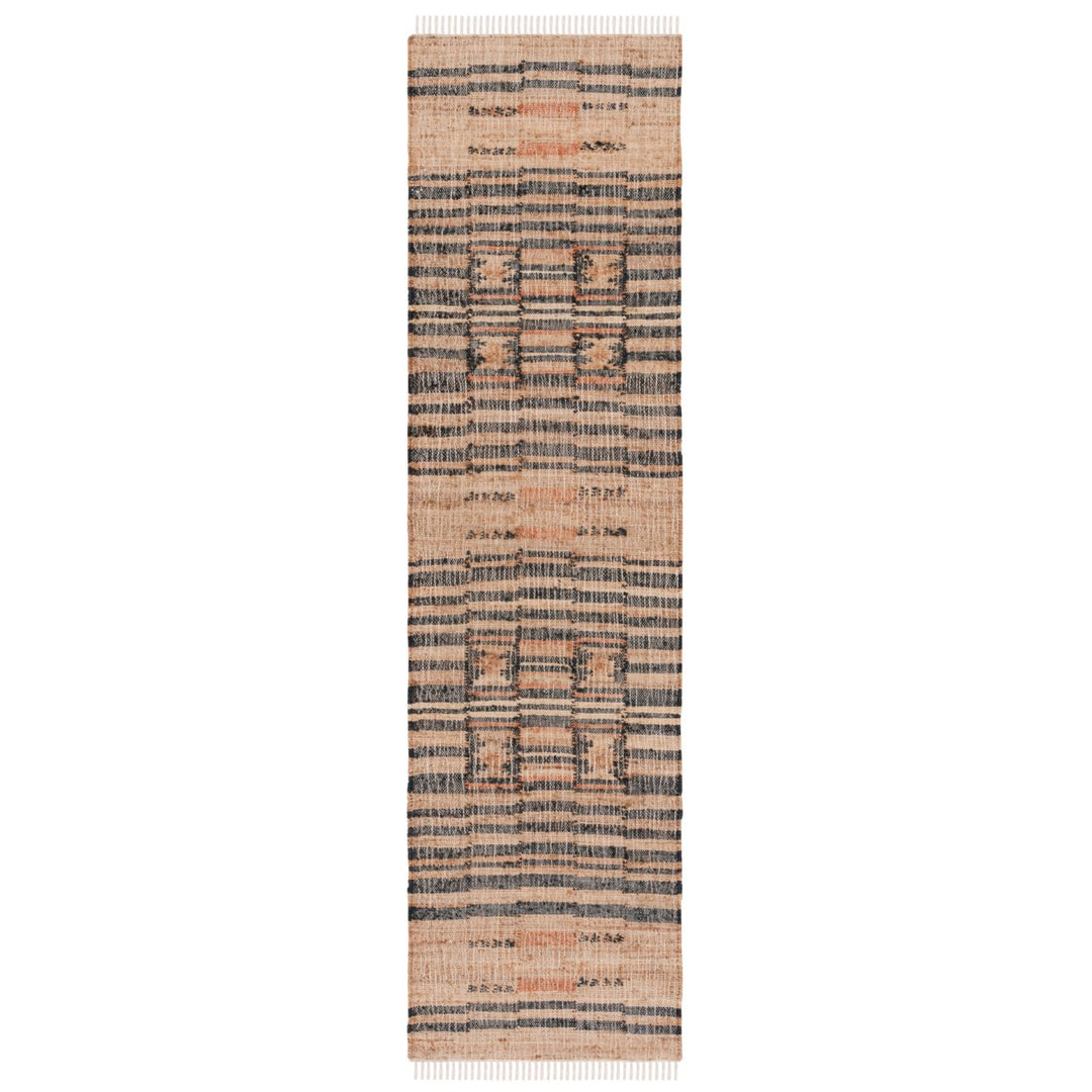 SAFAVIEH Kilim KLM709A Handwoven Natural / Black Rug Image 4