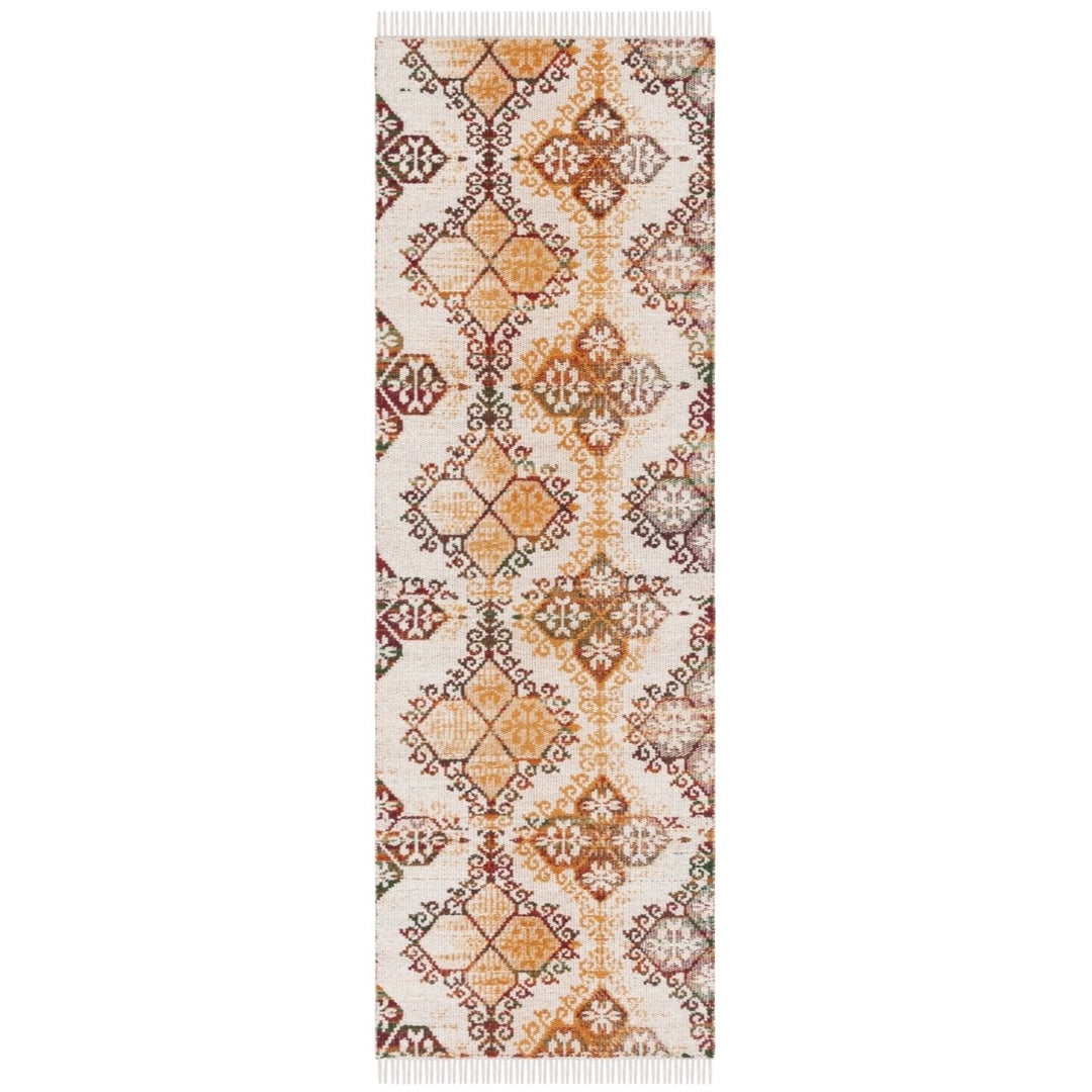 SAFAVIEH Kilim KLM727A Handwoven Ivory / Gold Rug Image 1