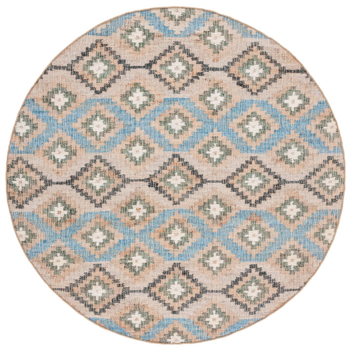 SAFAVIEH Kilim KLM756M Handwoven Blue / Ivory Rug Image 1