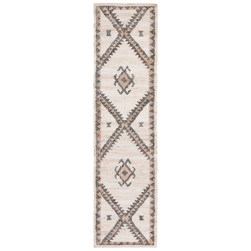 SAFAVIEH Kilim KLM761A Handwoven Ivory / Black Rug Image 2