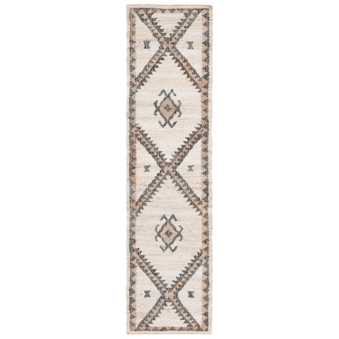 SAFAVIEH Kilim KLM761A Handwoven Ivory / Black Rug Image 1