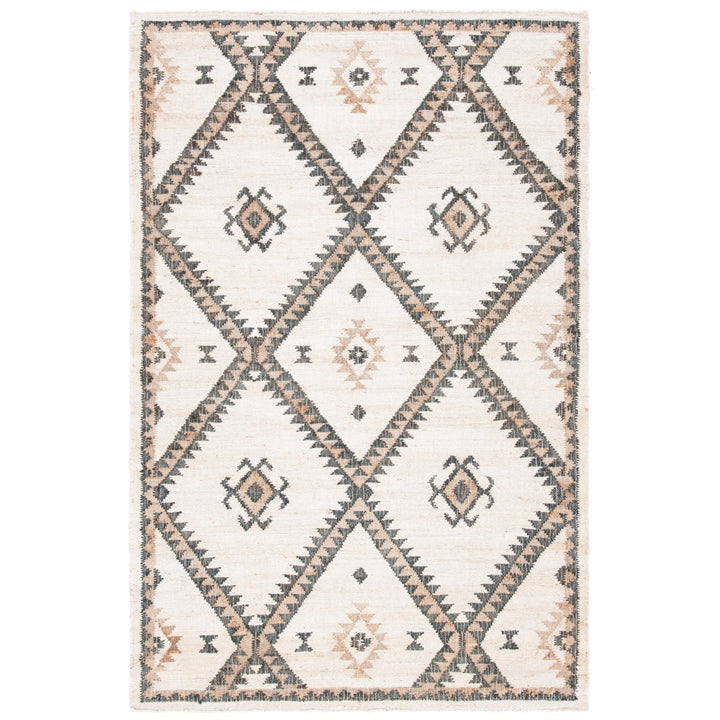 SAFAVIEH Kilim KLM761A Handwoven Ivory / Black Rug Image 4