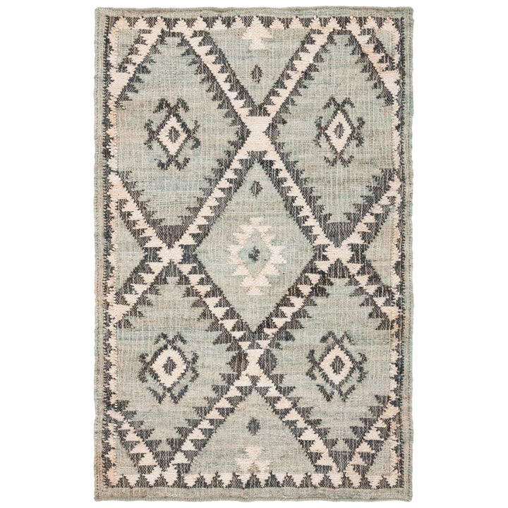 SAFAVIEH Kilim KLM761M Handwoven Blue / Black Rug Image 3