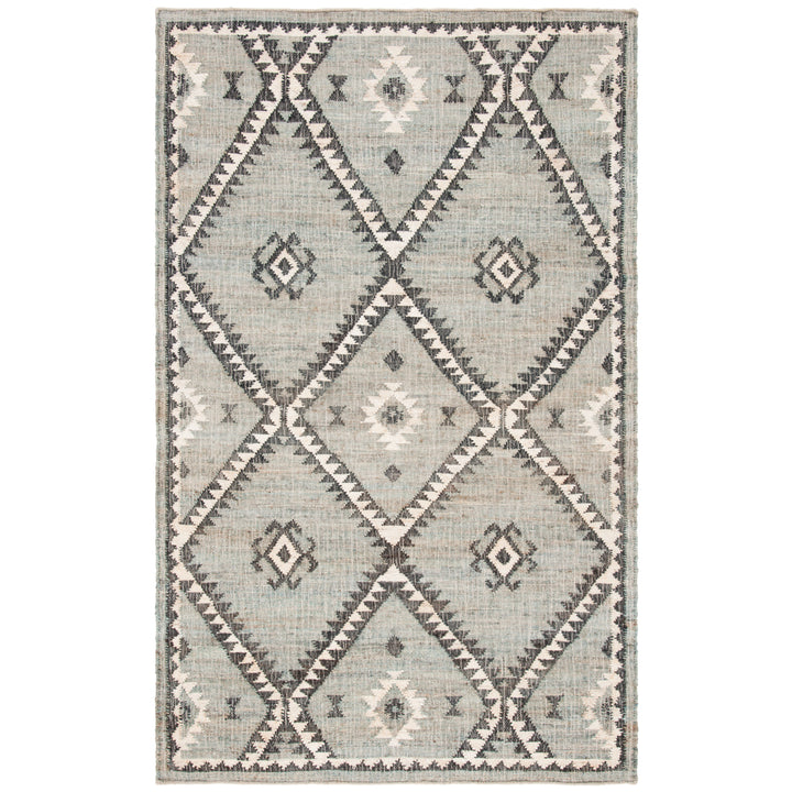 SAFAVIEH Kilim KLM761M Handwoven Blue / Black Rug Image 4