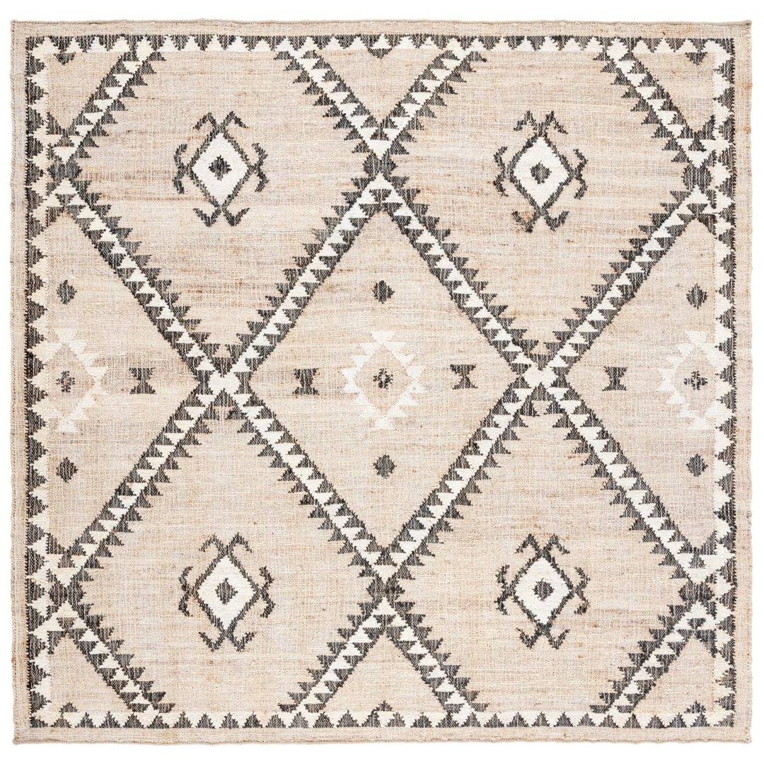 SAFAVIEH Kilim KLM761F Handwoven Grey / Black Rug Image 7