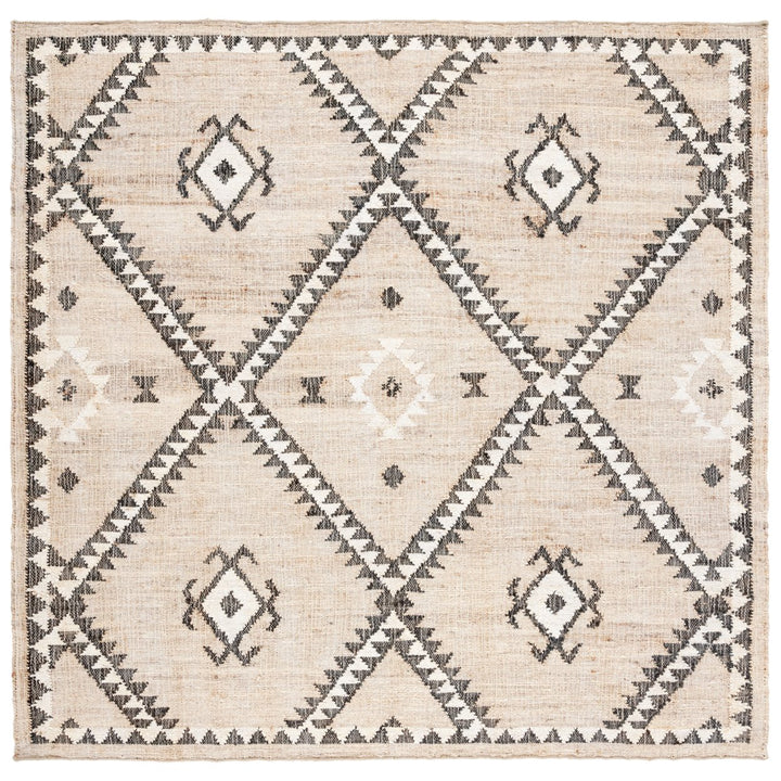 SAFAVIEH Kilim KLM761F Handwoven Grey / Black Rug Image 7