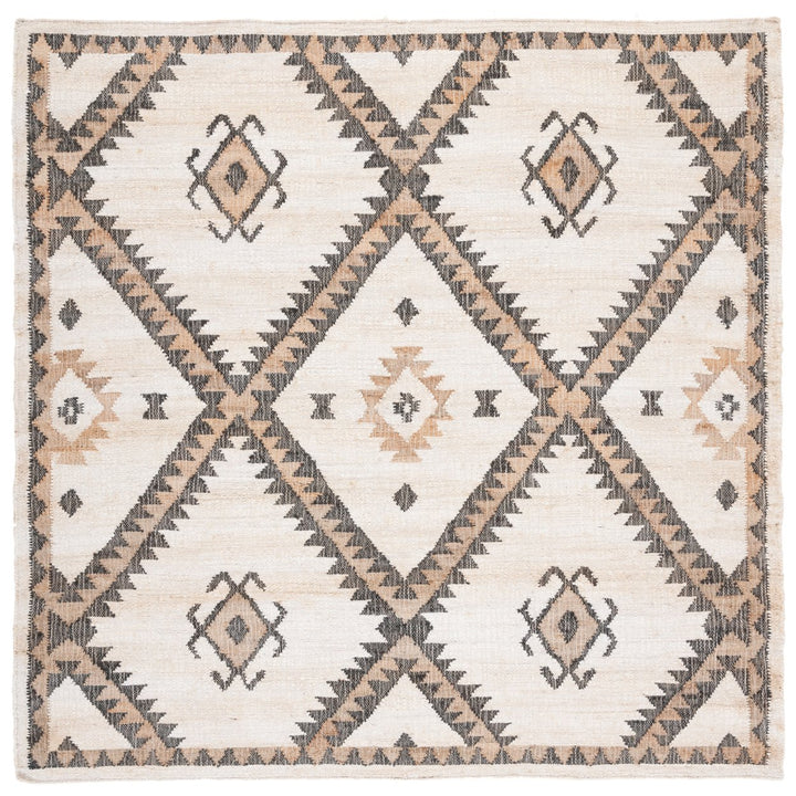 SAFAVIEH Kilim KLM761A Handwoven Ivory / Black Rug Image 7