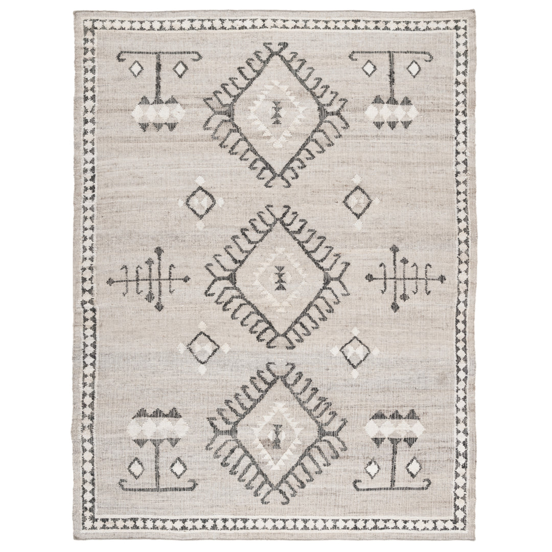 SAFAVIEH KLM762F Kilim Grey / Black Image 1