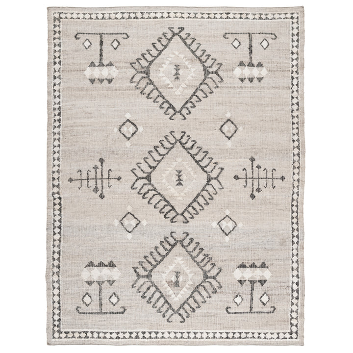 SAFAVIEH KLM762F Kilim Grey / Black Image 1