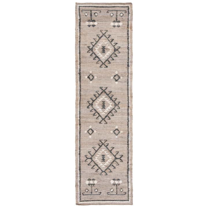 SAFAVIEH KLM762F Kilim Grey / Black Image 1