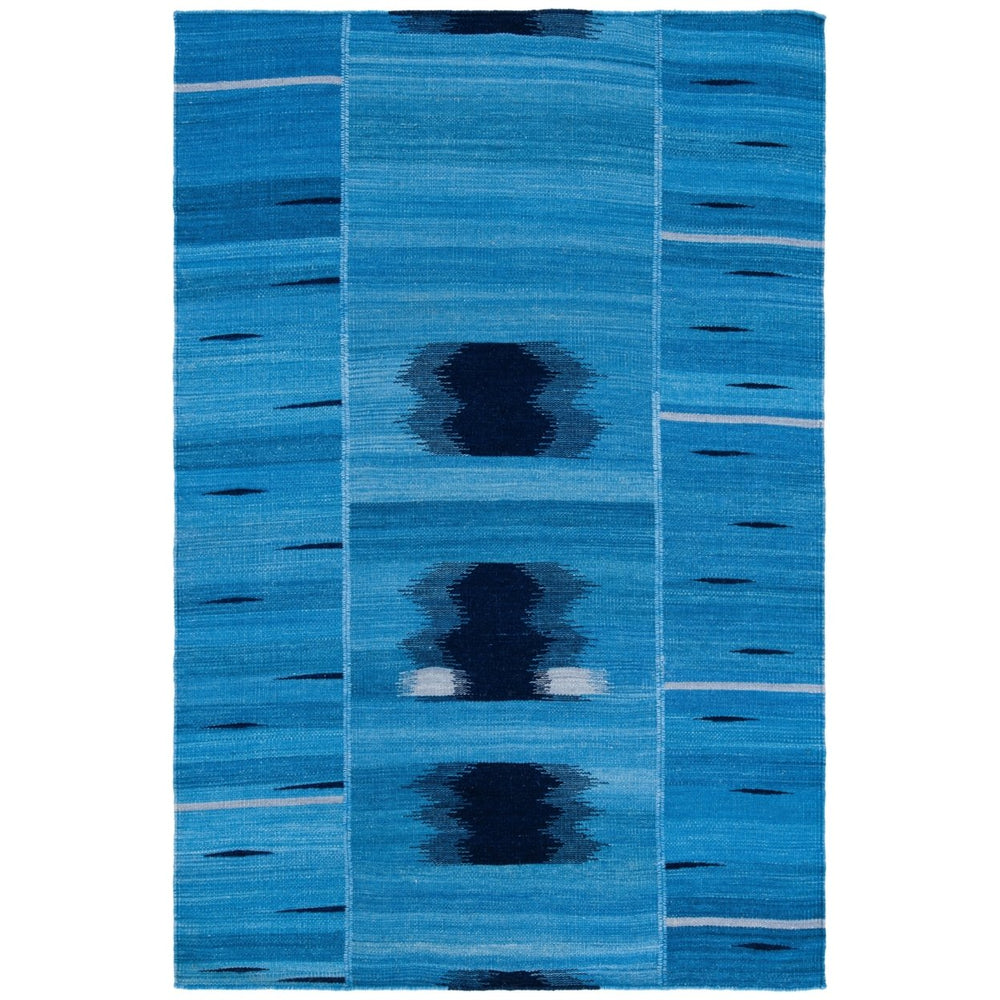 SAFAVIEH Kilim KLM810A Handwoven Blue / Purple Rug Image 2