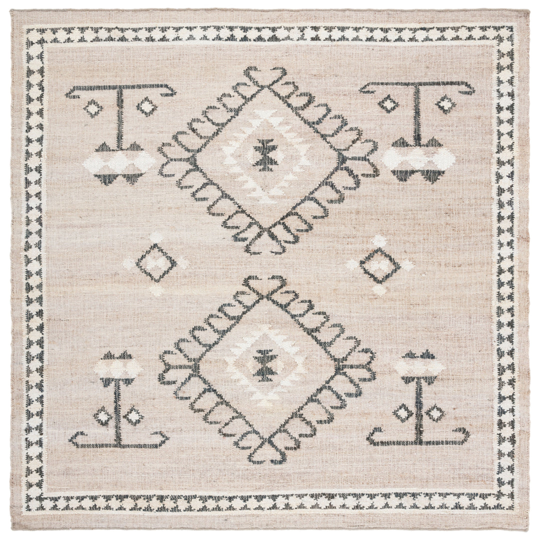 SAFAVIEH KLM762F Kilim Grey / Black Image 7