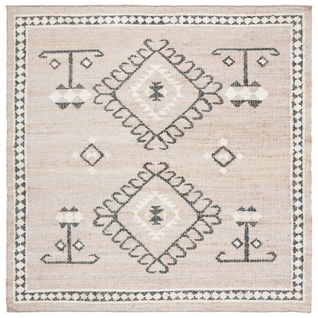 SAFAVIEH KLM762F Kilim Grey / Black Image 1