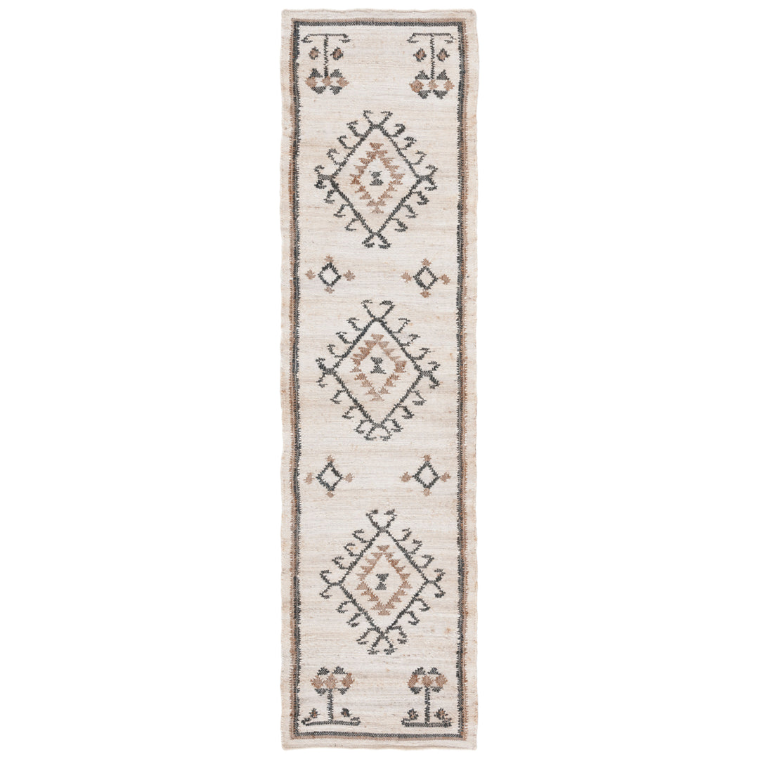 SAFAVIEH KLM762A Kilim Ivory / Black Image 3