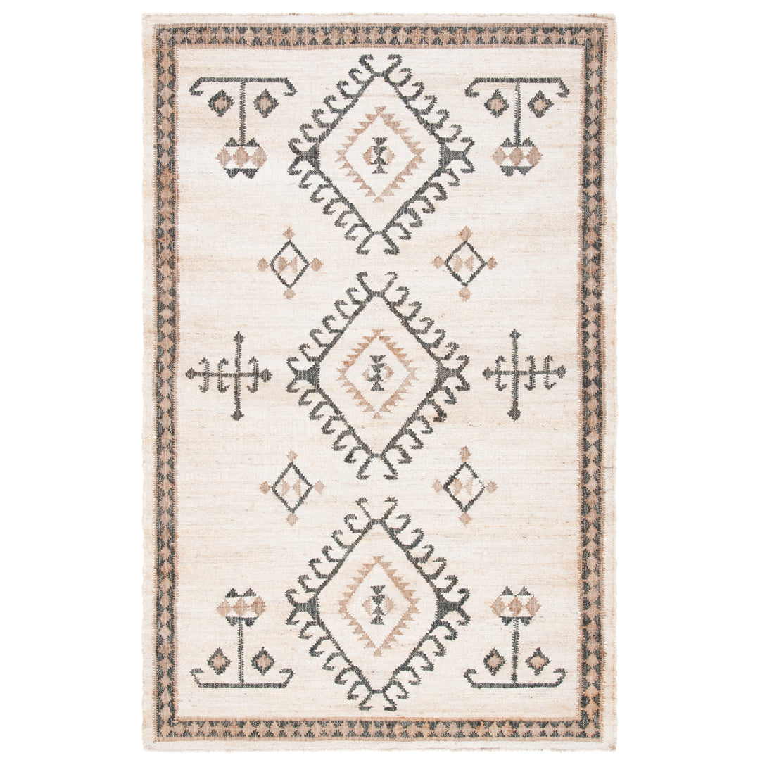 SAFAVIEH KLM762A Kilim Ivory / Black Image 7