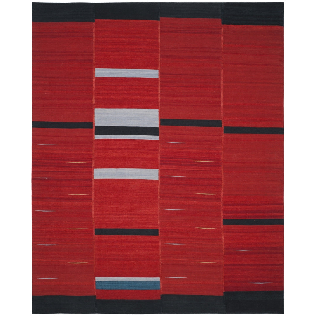 SAFAVIEH Kilim Collection KLM814A Handwoven Red Rug Image 4