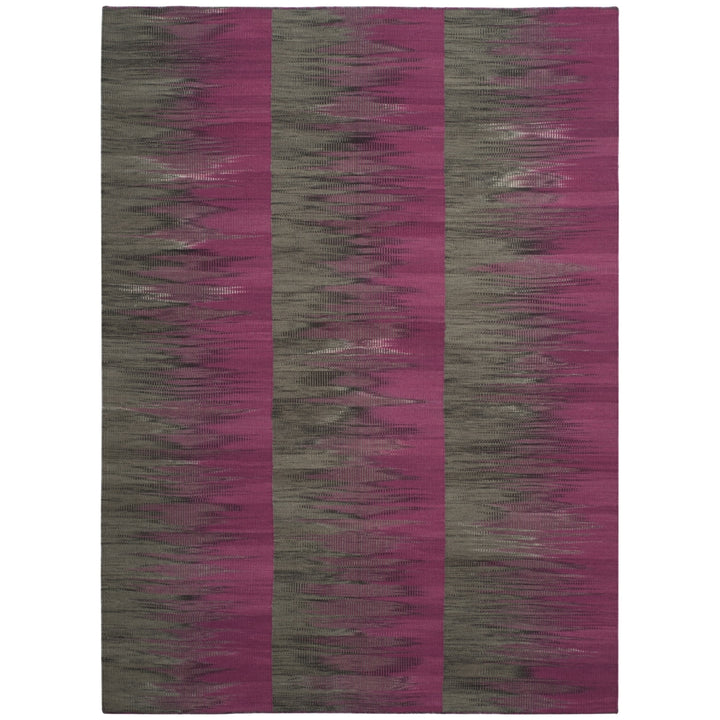 SAFAVIEH Kilim KLM819B Handwoven Purple / Charcoal Rug Image 4