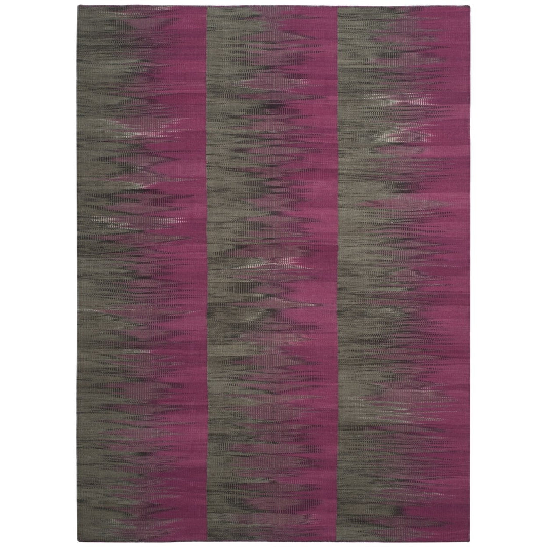 SAFAVIEH Kilim KLM819B Handwoven Purple / Charcoal Rug Image 1