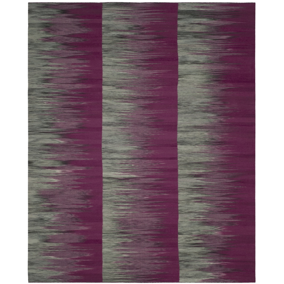 SAFAVIEH Kilim KLM819B Handwoven Purple / Charcoal Rug Image 5