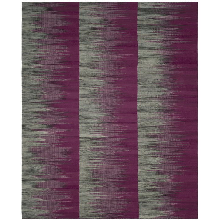 SAFAVIEH Kilim KLM819B Handwoven Purple / Charcoal Rug Image 5