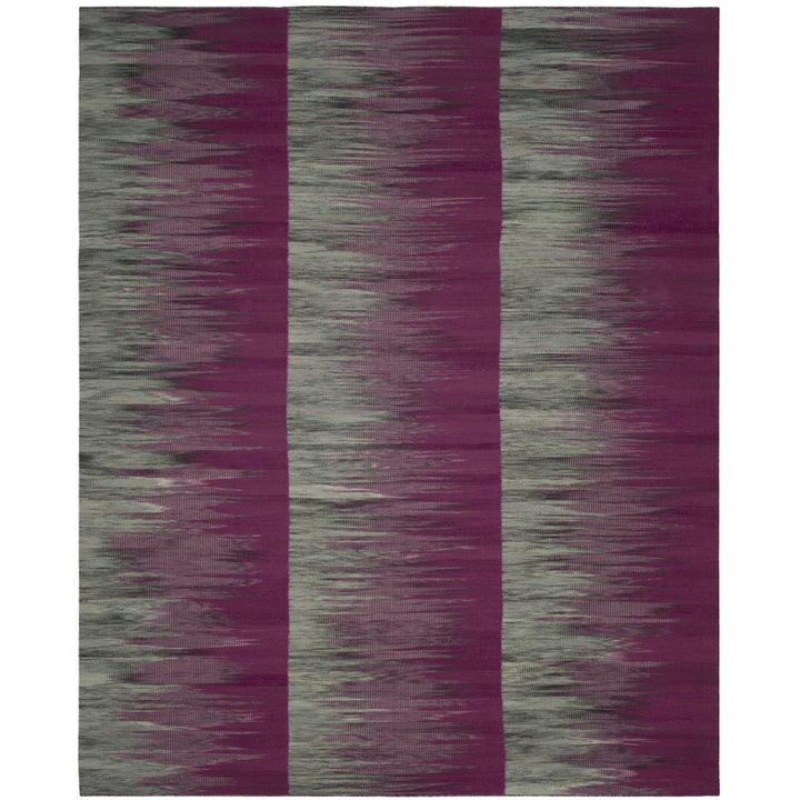 SAFAVIEH Kilim KLM819B Handwoven Purple / Charcoal Rug Image 1