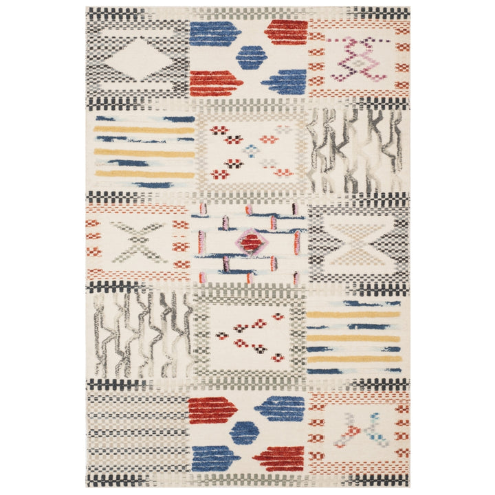 SAFAVIEH Kilim KLM824A Handwoven Ivory / Multi Rug Image 2