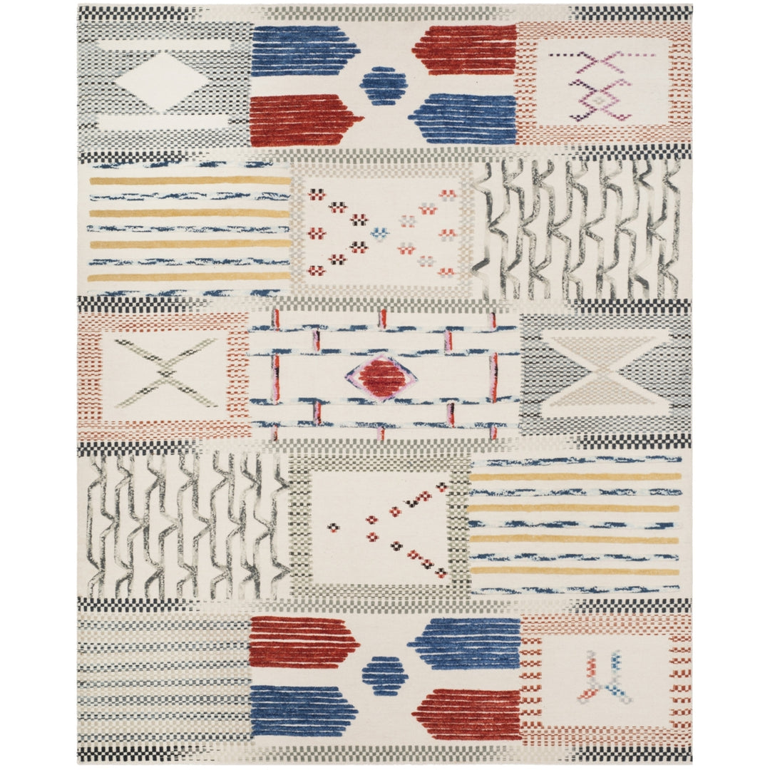 SAFAVIEH Kilim KLM824A Handwoven Ivory / Multi Rug Image 5