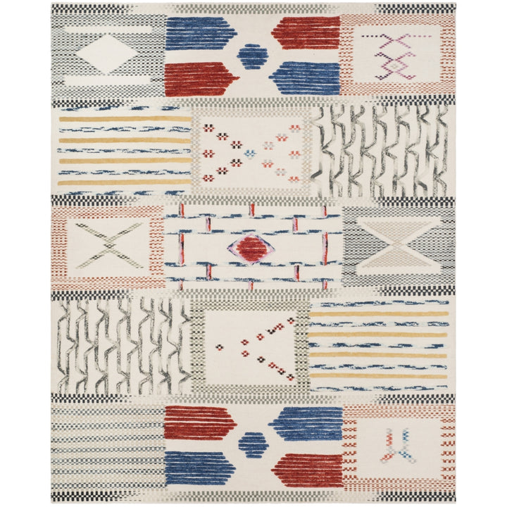 SAFAVIEH Kilim KLM824A Handwoven Ivory / Multi Rug Image 5