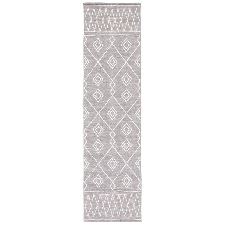 SAFAVIEH Kilim KLM852F Handwoven Grey / Ivory Rug Image 5