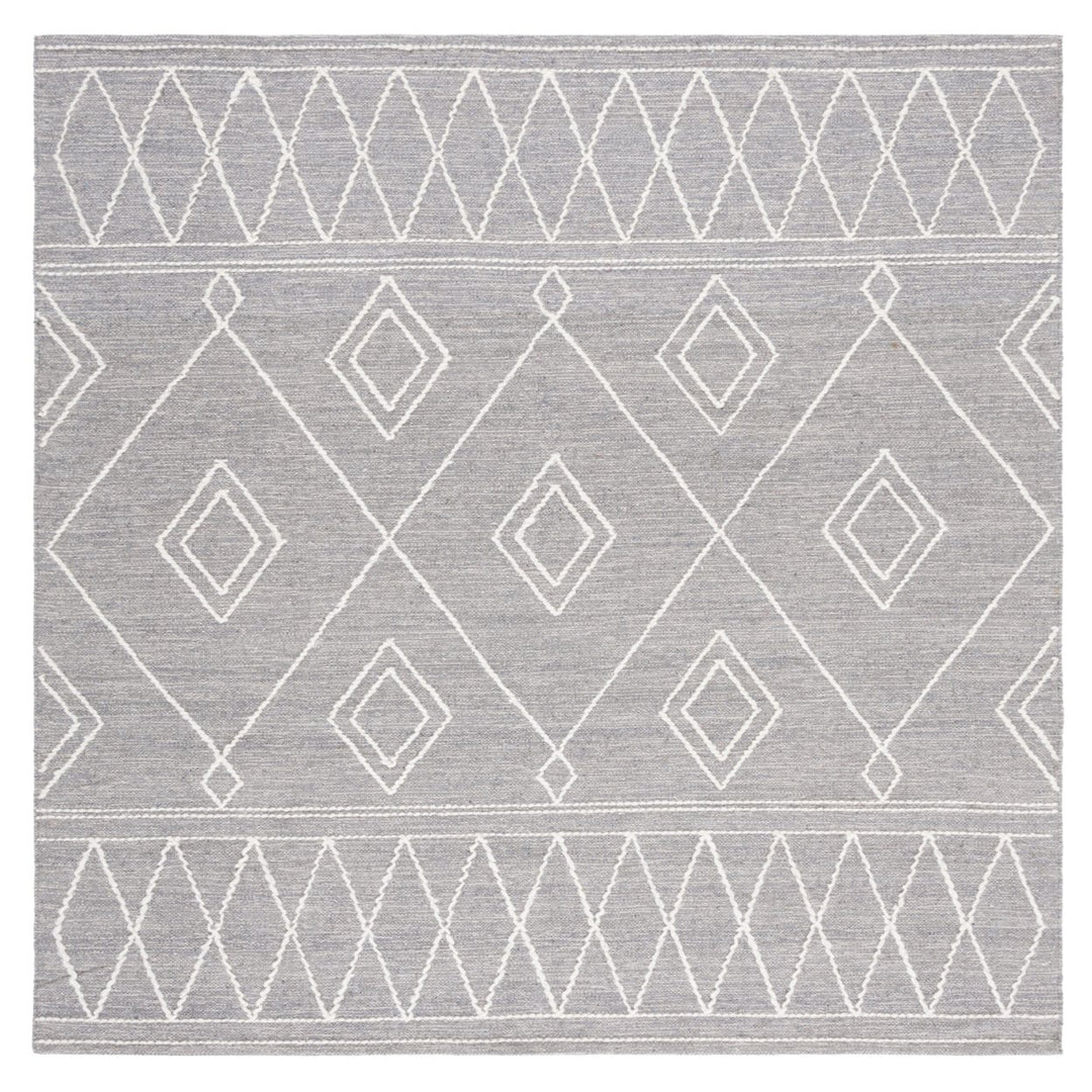 SAFAVIEH Kilim KLM852F Handwoven Grey / Ivory Rug Image 1