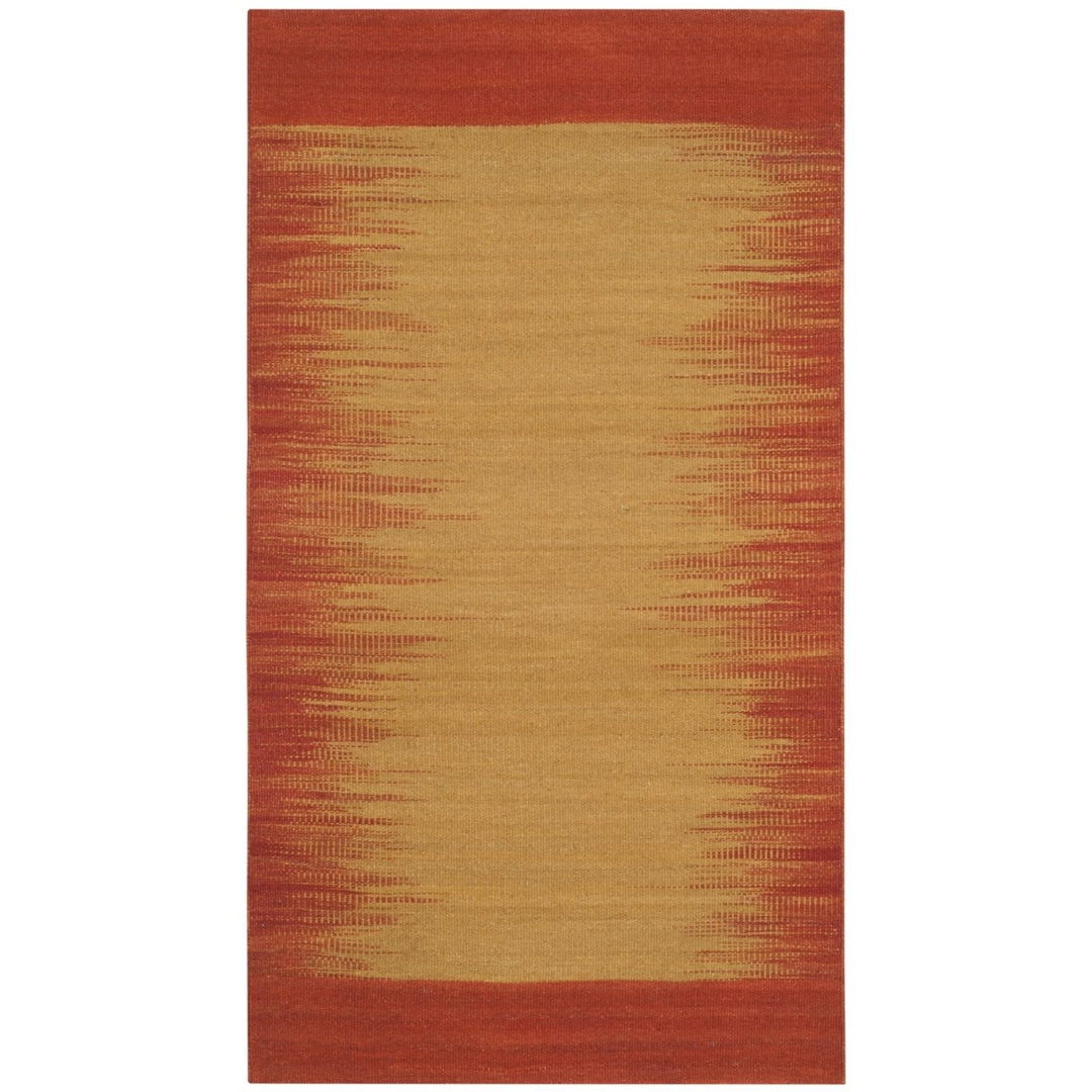 SAFAVIEH Kilim Collection KLM947A Handwoven Rust Rug Image 1