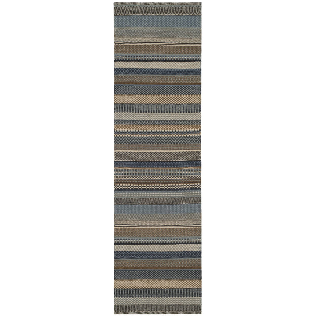 SAFAVIEH Kilim Collection KLM951A Handwoven Blue Rug Image 1