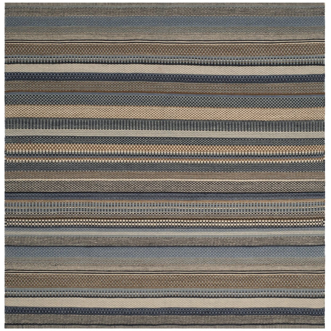 SAFAVIEH Kilim Collection KLM951A Handwoven Blue Rug Image 1