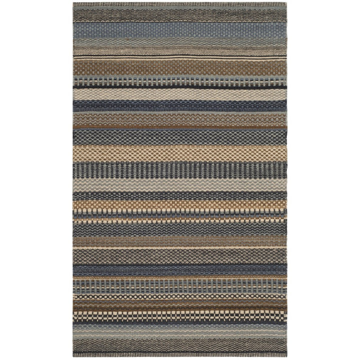 SAFAVIEH Kilim Collection KLM951A Handwoven Blue Rug Image 1