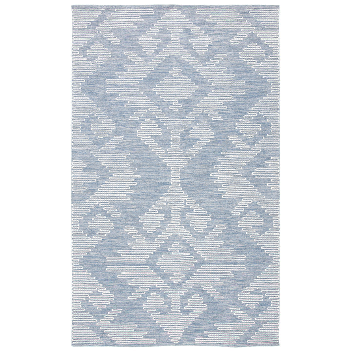 SAFAVIEH Kilim KLM853M Handwoven Blue / Ivory Rug Image 1