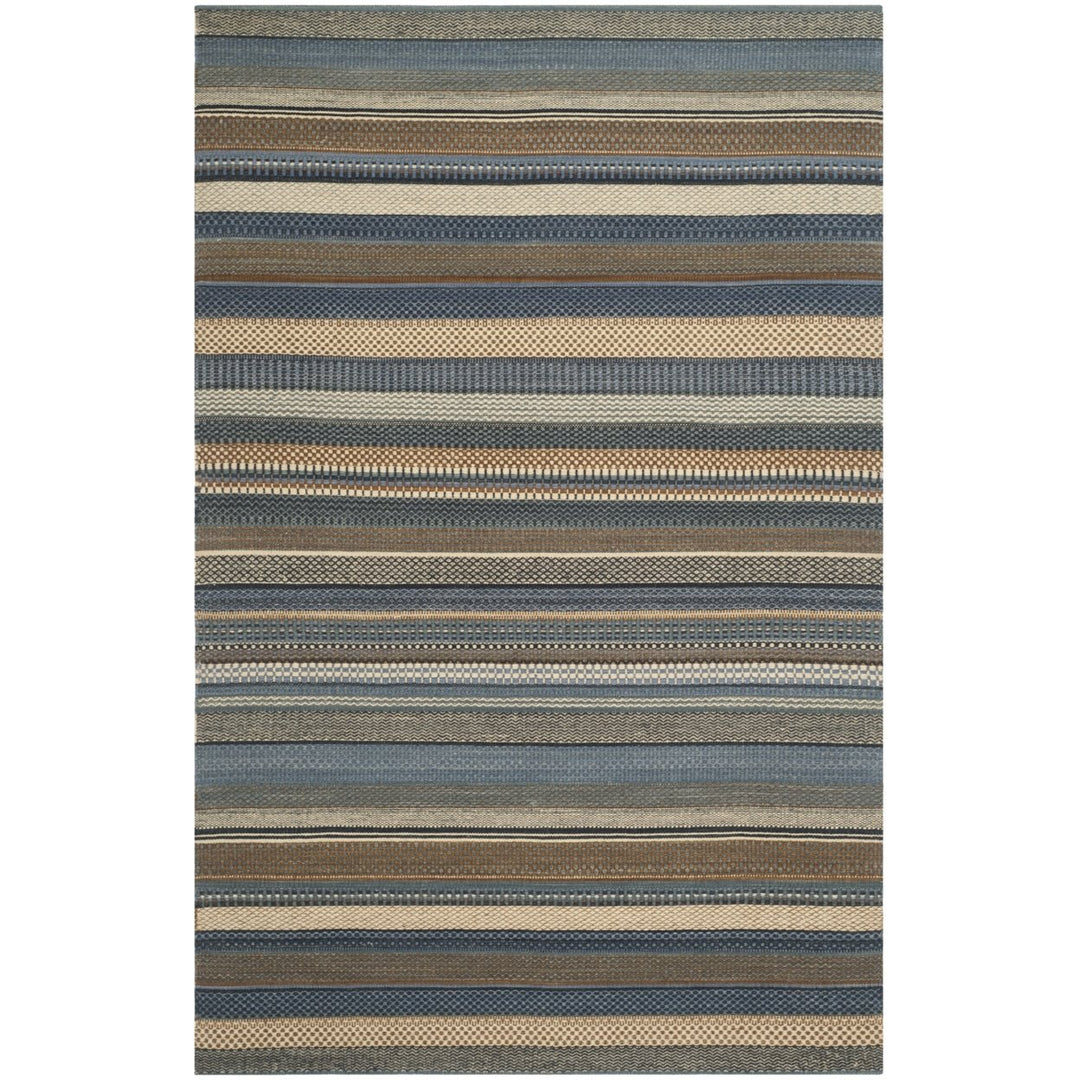 SAFAVIEH Kilim Collection KLM951A Handwoven Blue Rug Image 1