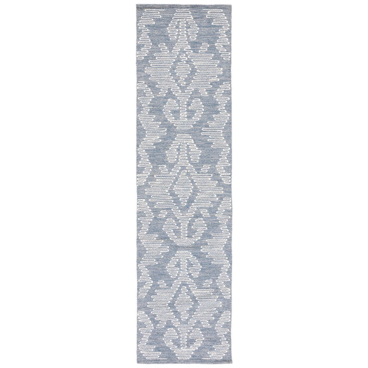 SAFAVIEH Kilim KLM853M Handwoven Blue / Ivory Rug Image 5