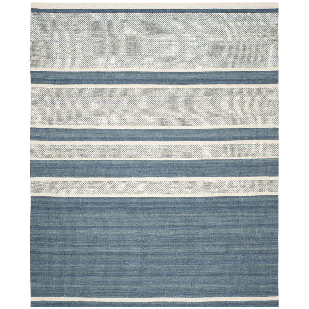 SAFAVIEH Kilim KLM952A Handwoven Blue / Ivory Rug Image 5