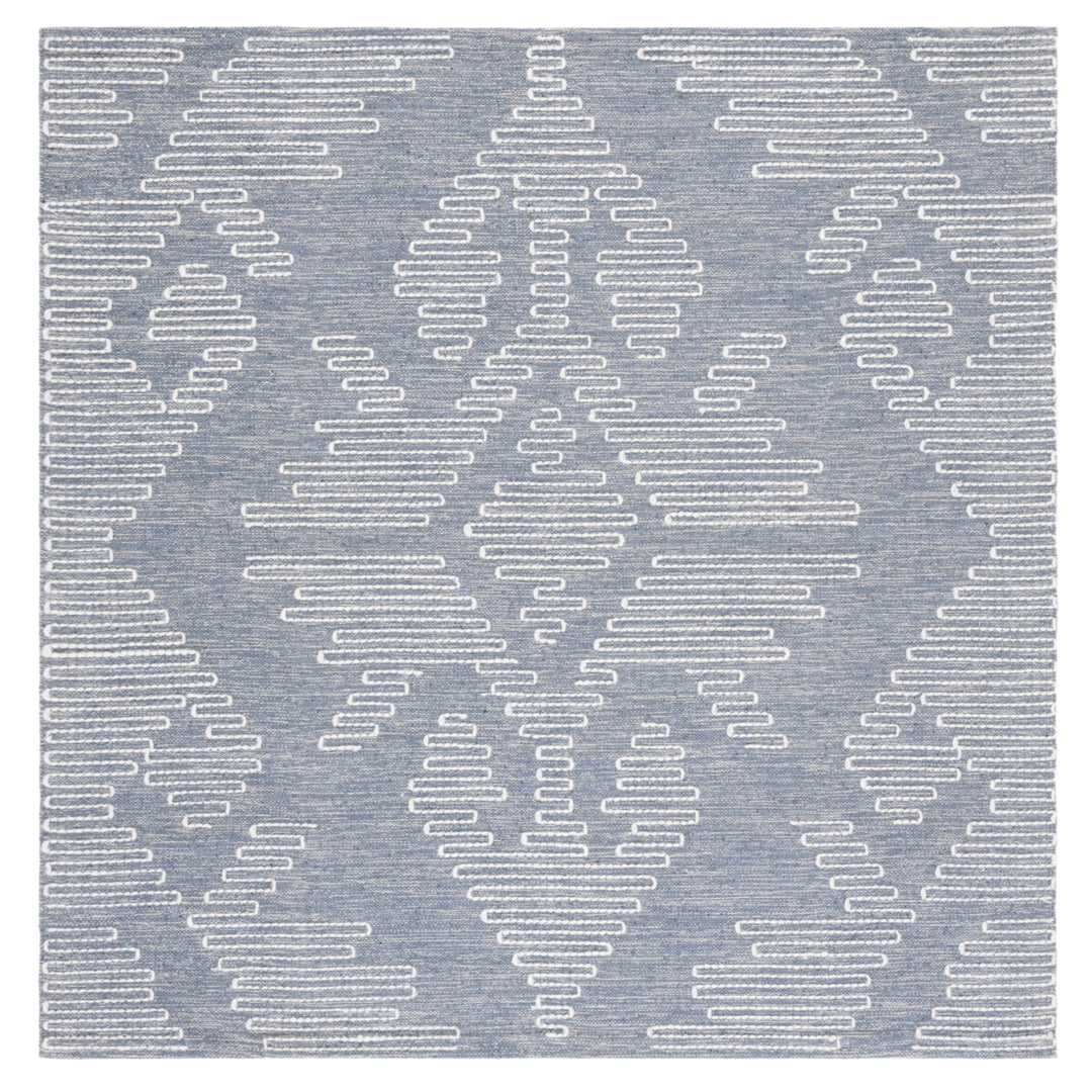 SAFAVIEH Kilim KLM853M Handwoven Blue / Ivory Rug Image 6