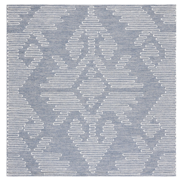 SAFAVIEH Kilim KLM853M Handwoven Blue / Ivory Rug Image 6