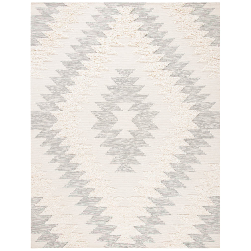 SAFAVIEH Kenya KNY451F Handwoven Grey / Ivory Rug Image 2