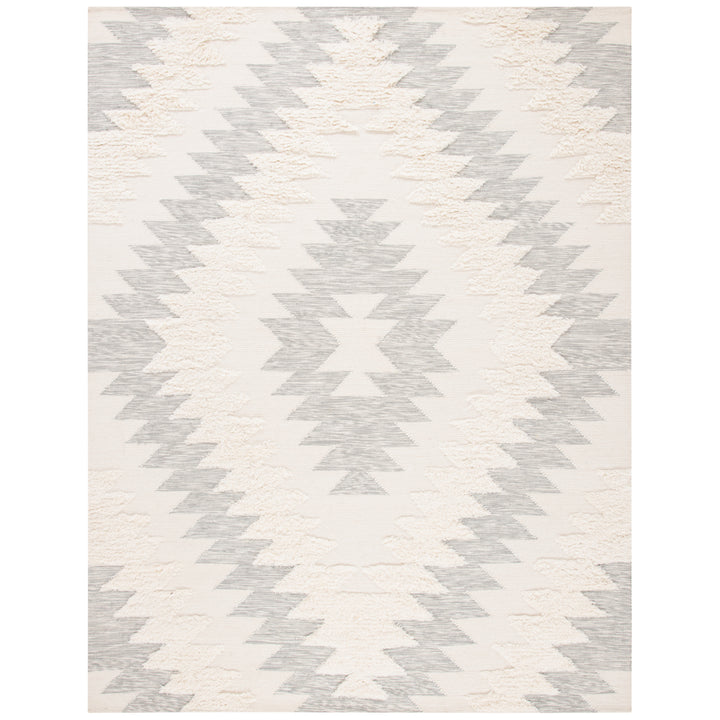 SAFAVIEH Kenya KNY451F Handwoven Grey / Ivory Rug Image 2