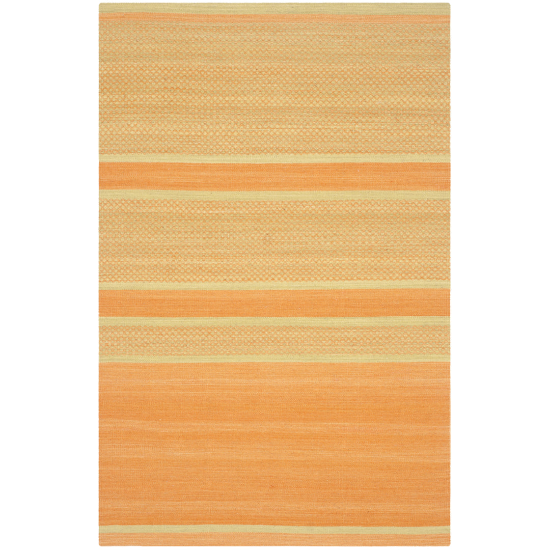 SAFAVIEH Kilim KLM952D Handwoven Orange / Lime Rug Image 2