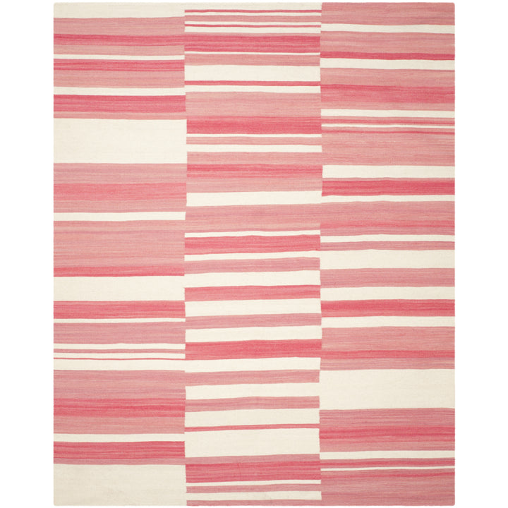 SAFAVIEH Kilim KLM953C Handwoven Pink / Ivory Rug Image 4