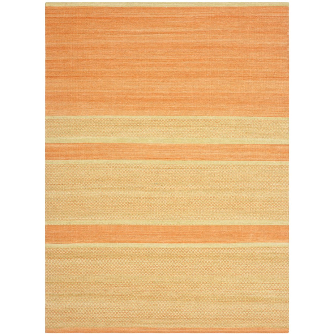 SAFAVIEH Kilim KLM952D Handwoven Orange / Lime Rug Image 1