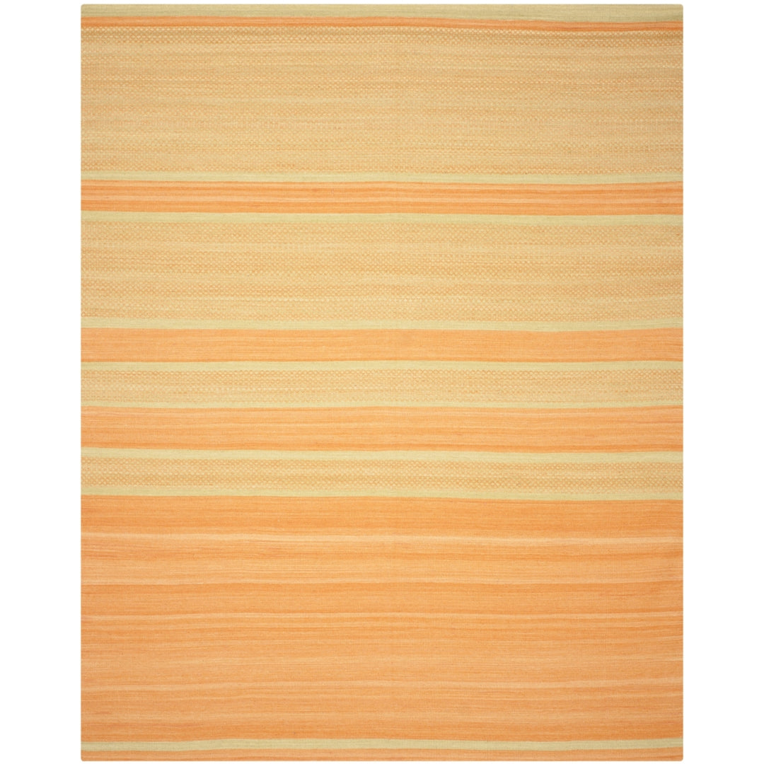 SAFAVIEH Kilim KLM952D Handwoven Orange / Lime Rug Image 1