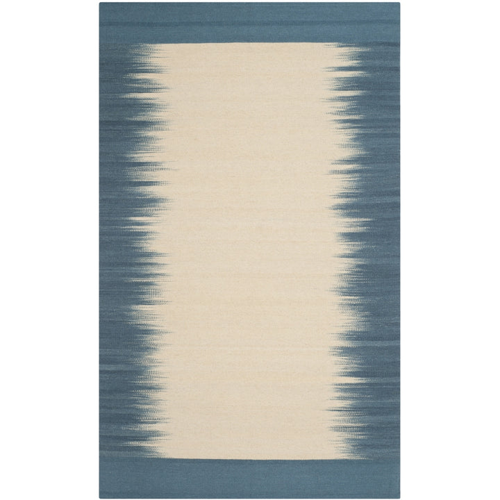 SAFAVIEH Kilim KLM961A Handwoven Beige / Light Blue Rug Image 2