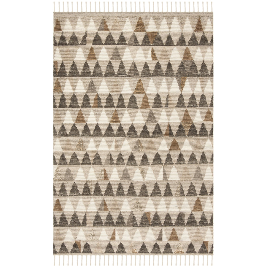 SAFAVIEH Kenya KNY120A Hand-knotted Ivory / Multi Rug Image 1